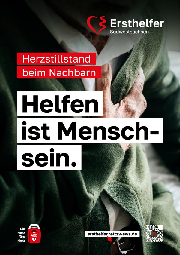 Plakat Motiv – Helfen ist Zivilcourage